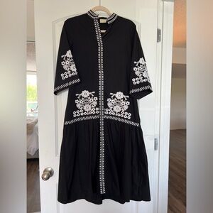 Julia Amory black and white dress size s